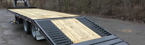 Flatbed Trailers with Bars and Angles